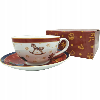 FILIŻANKA JUMBO ZE SPODKIEM...