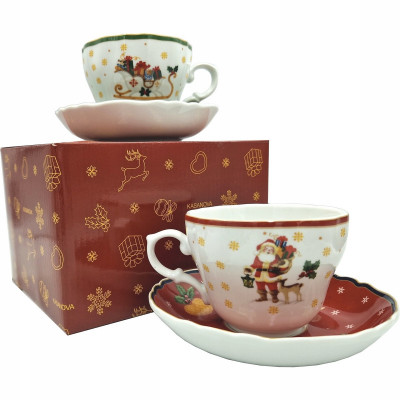 Zestaw 2 filiżanek ze...